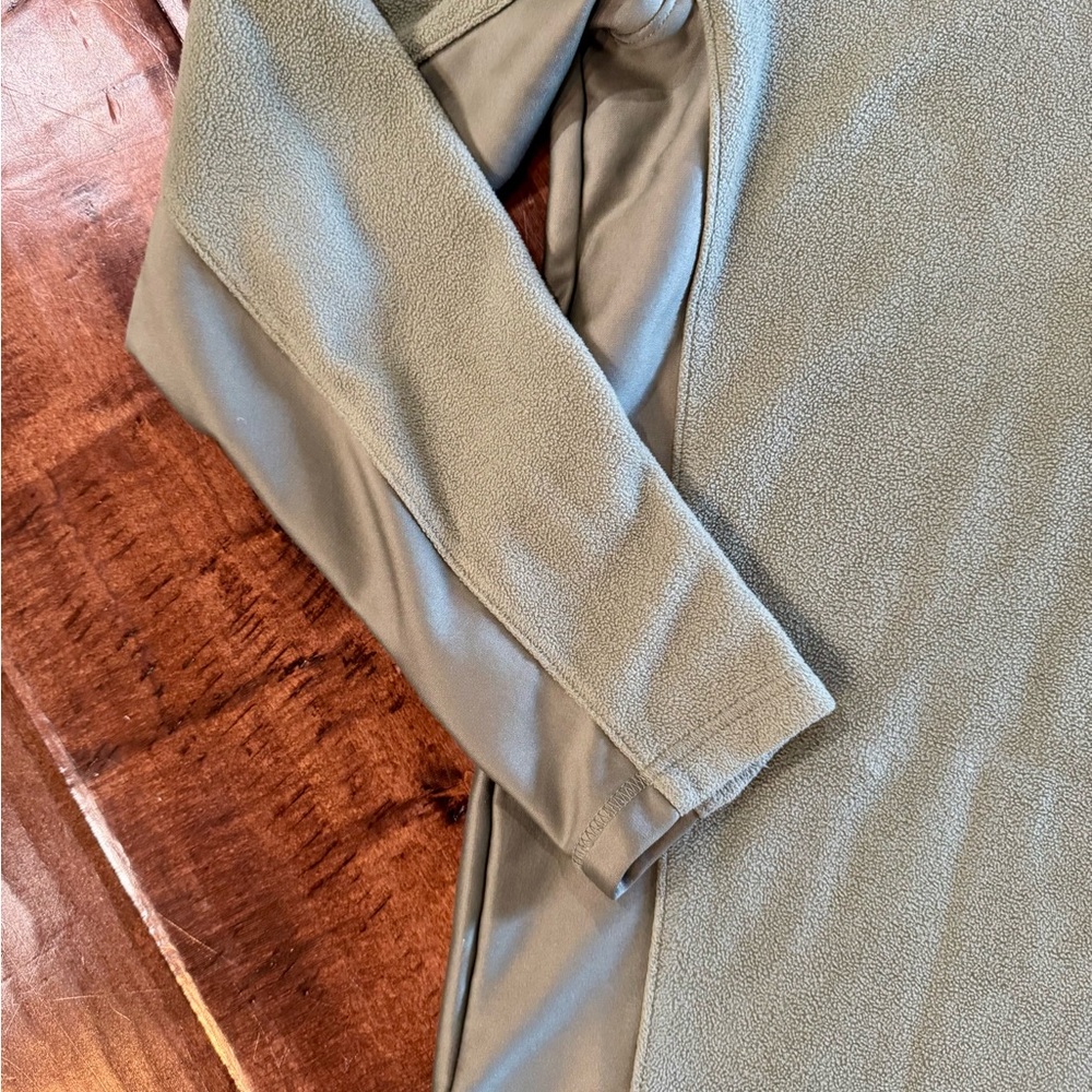Columbia Size M Men's Olive Zip-Up Sweatshirt Softshell Fleece - Picture 6 of 6